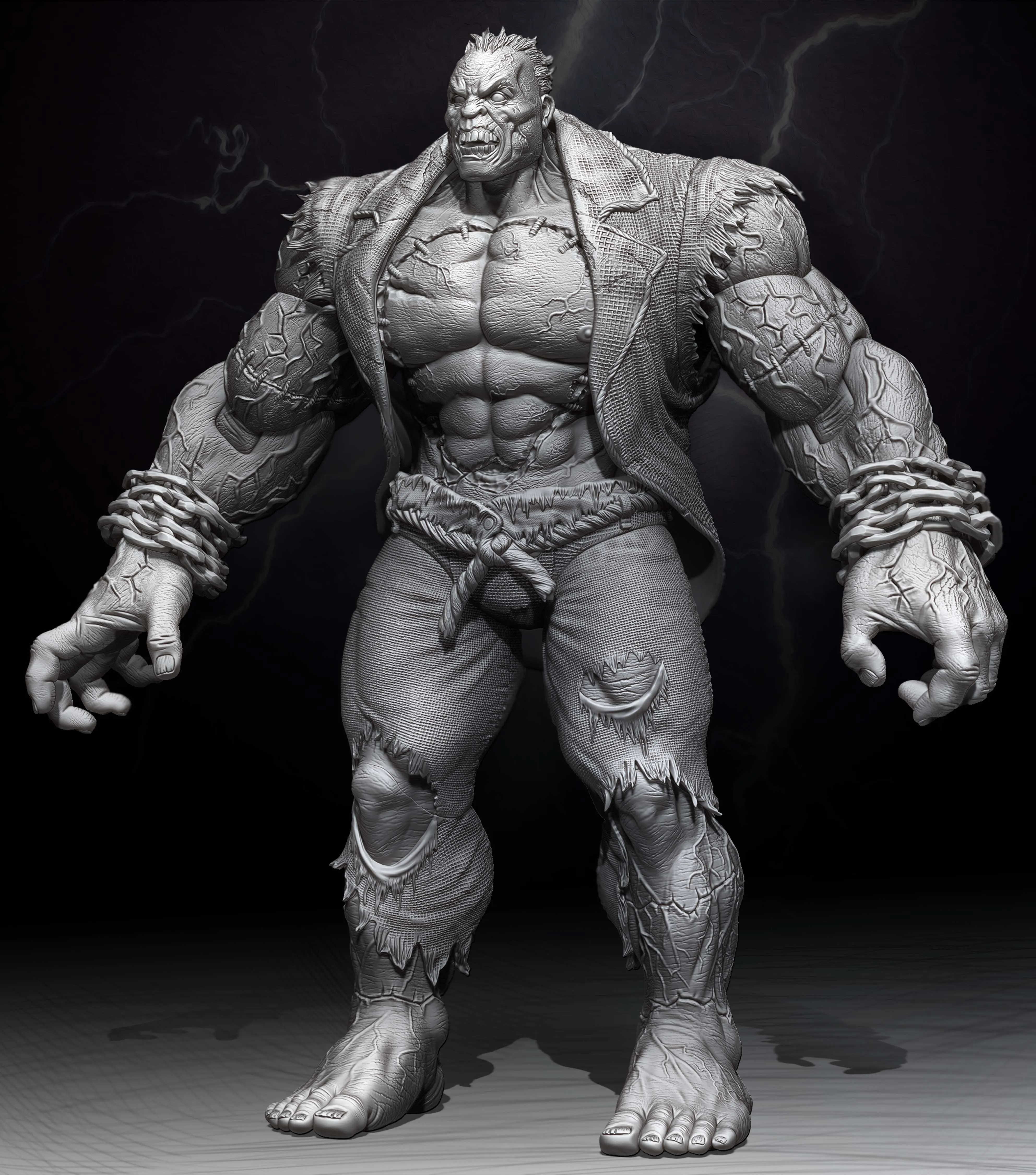 Arkham City Solomon Grundy Action Figure for DC Collectibles. Copyright DC Entertainment and used by permission.