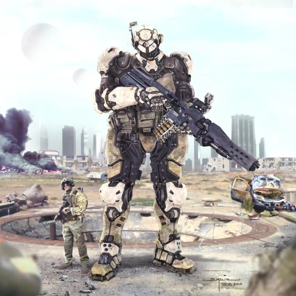 Concept art created for Titanfall.