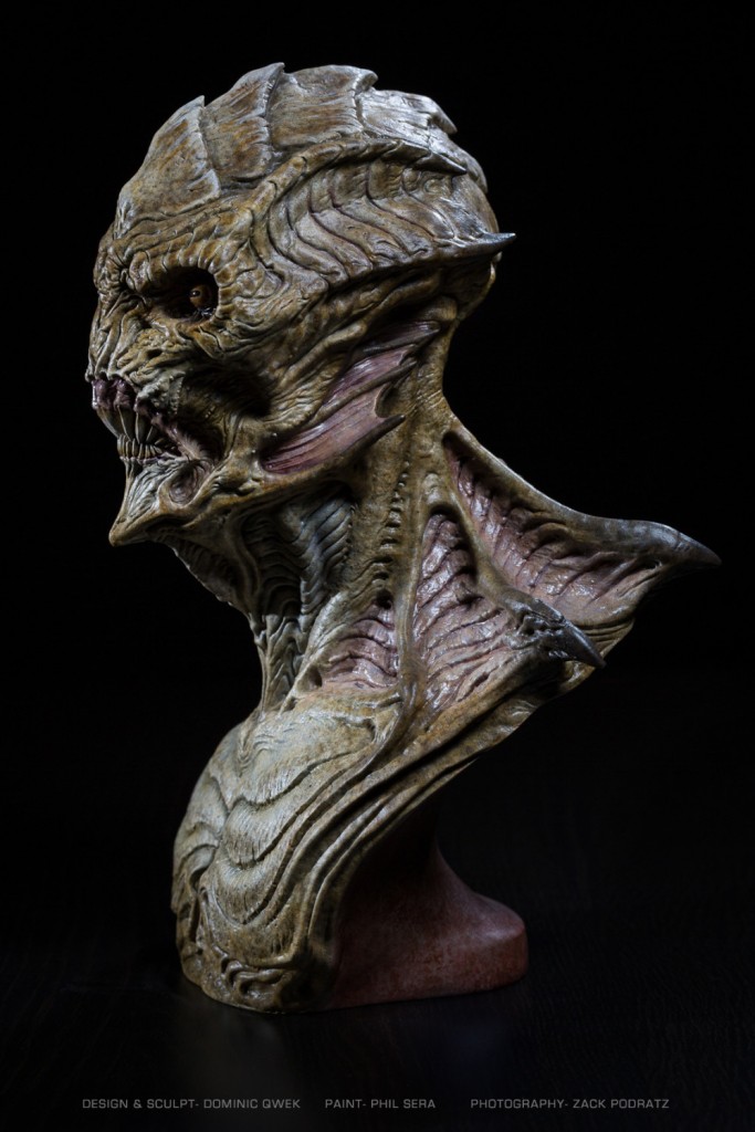 Gillman: a 3D print of Dominic's creature art.