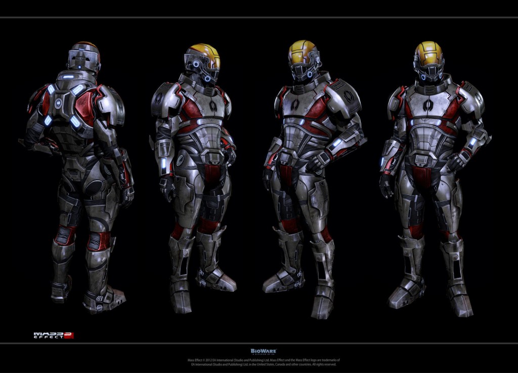 Character art from BioWare's action RPG Mass Effect 3.