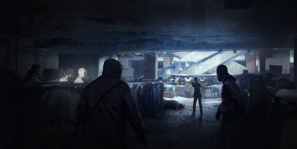 Defend: art from Naughty Dog's The Last of Us.