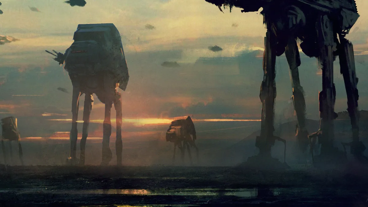 Imperial Walkers: a personal art work.