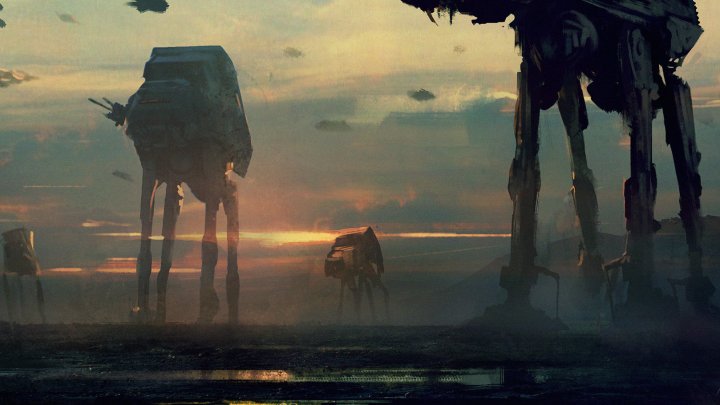 Imperial Walkers: a personal art work.