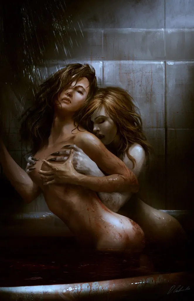Bloody Bath: cover art for an upcoming book by Plague Of Angels author John Patrick Kennedy.