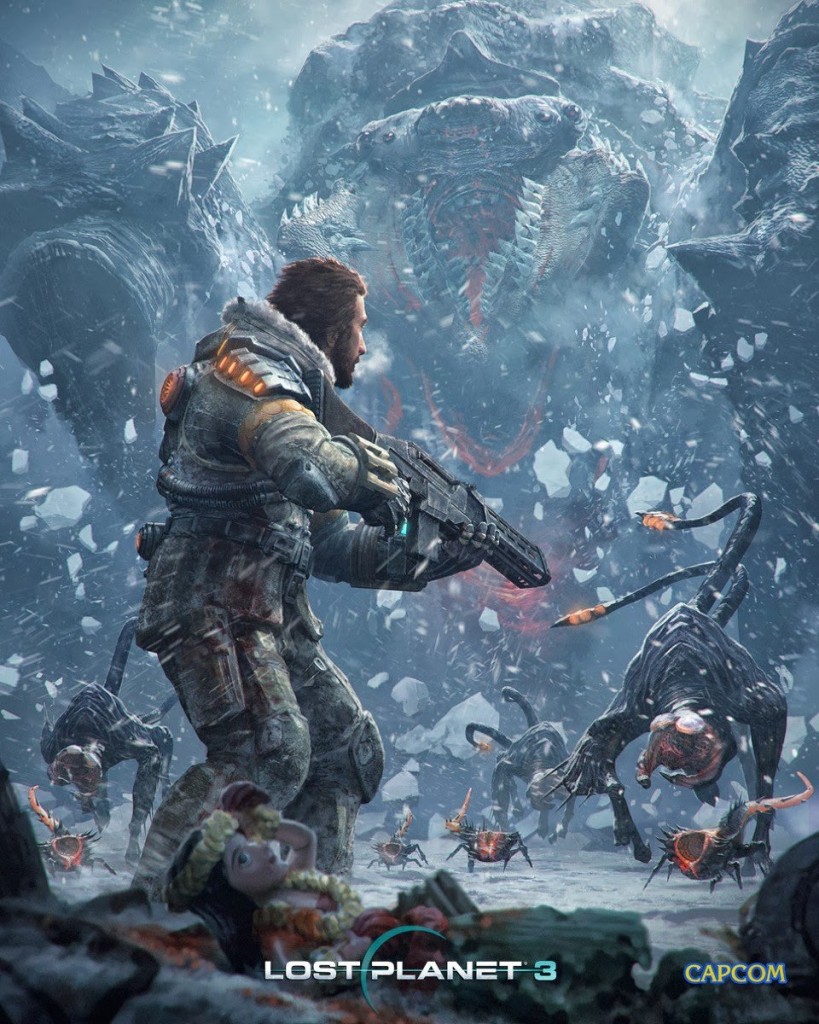 Key art for Spark Unlimited/Capcom's Lost Planet 3.