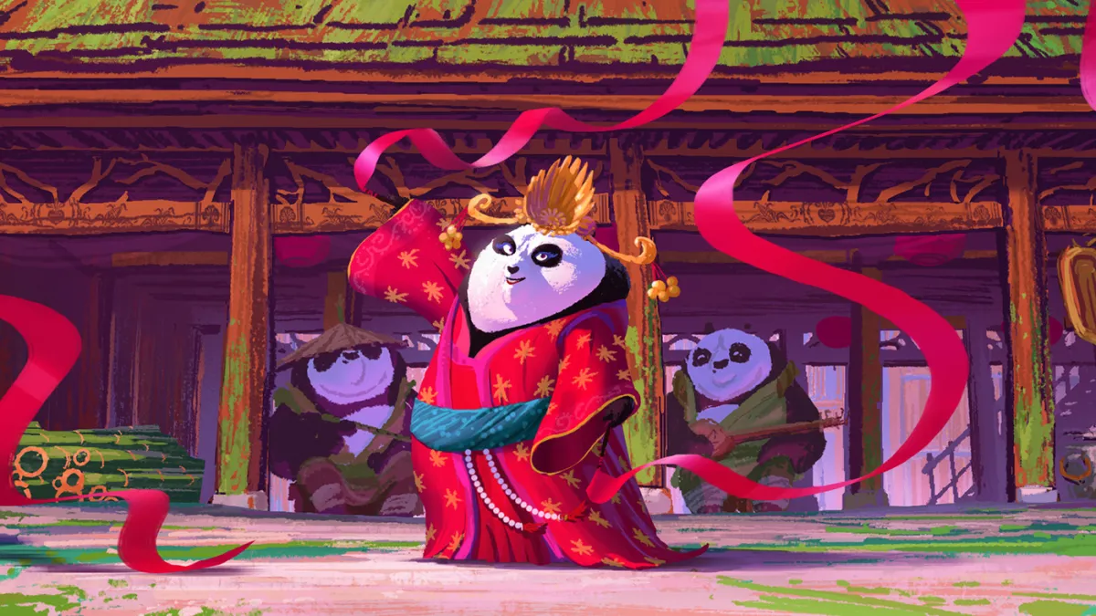 Visual development for Kung Fu Panda 3's Panda Village by Max Boas.
