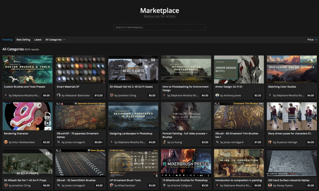 Guest Checkout for ArtStation Marketplace Released