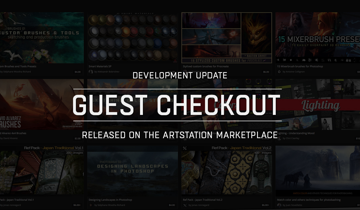 Guest Checkout for ArtStation Marketplace Released - ArtStation Magazine