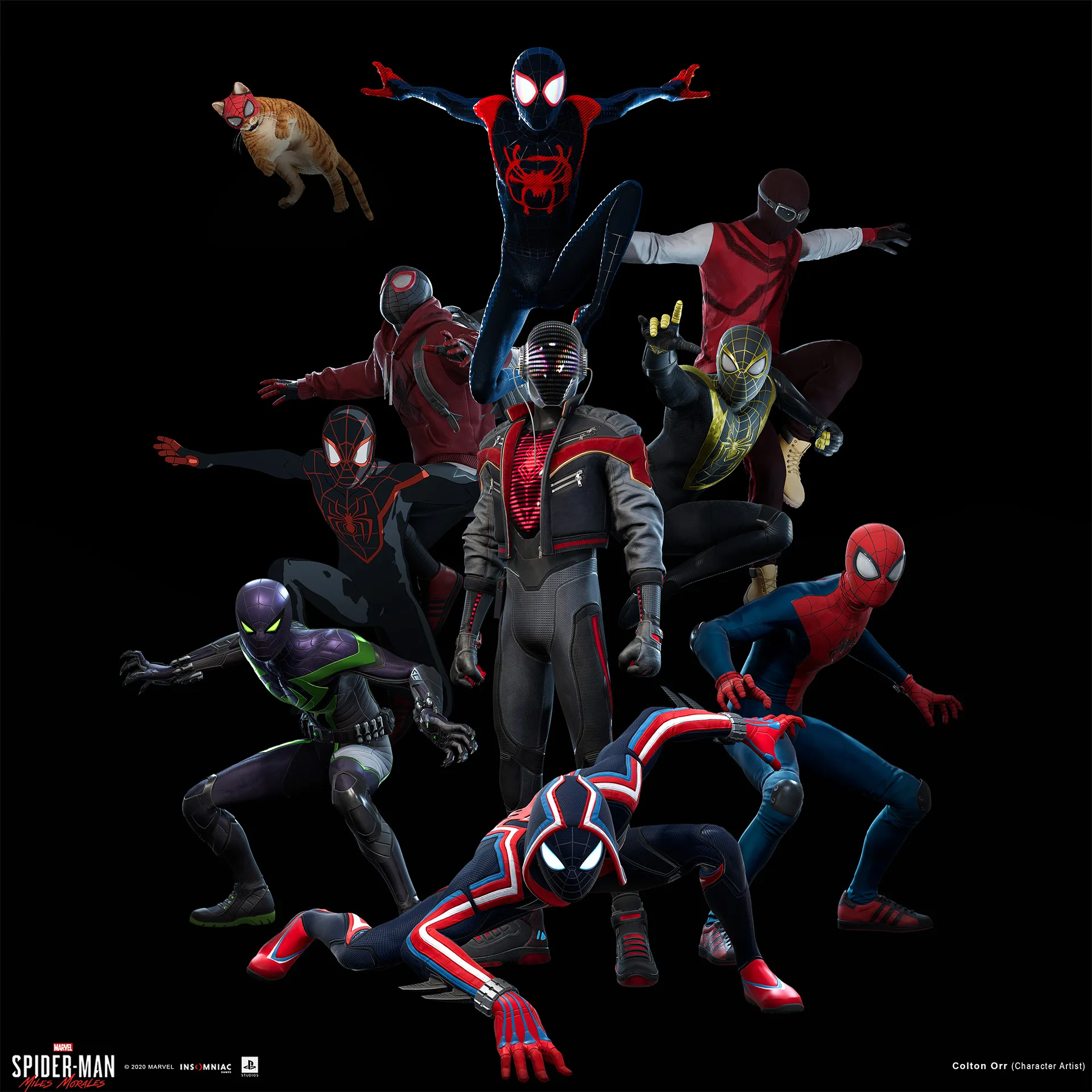 Insomniac Games Marvel's Spider-Man 2 Art Blast - ArtStation Magazine