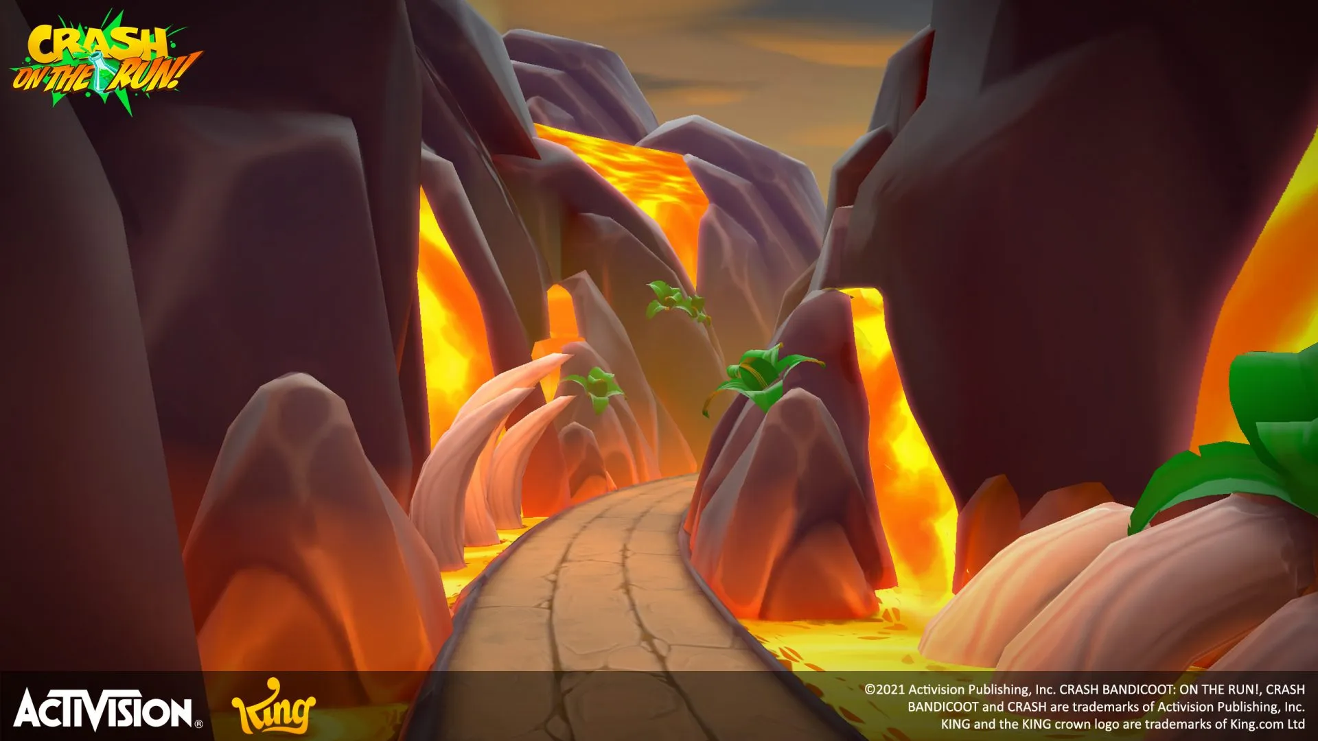 King Crash Bandicoot: On the Run! Art Blast - ArtStation Magazine