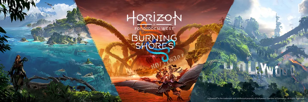 Guerrilla Horizon Forbidden West: Burning Shores Art Blast